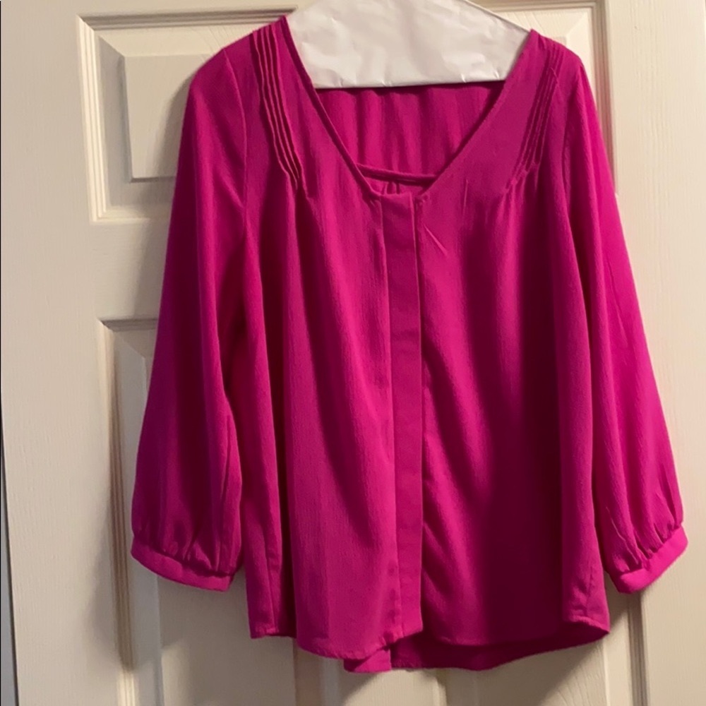 Pink blouse